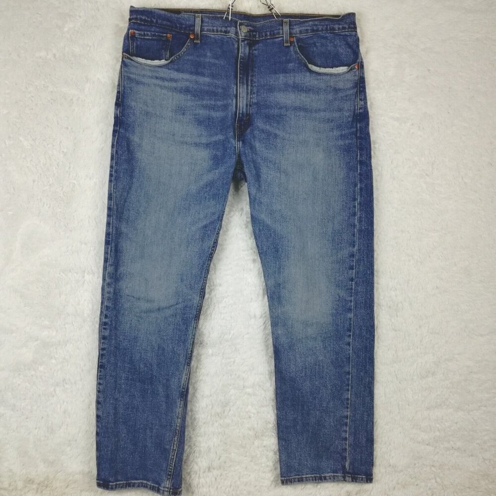 Vintage Levi's Mens Jeans 505 Straight Leg Regular Denim Blue Medium Wash 40x32